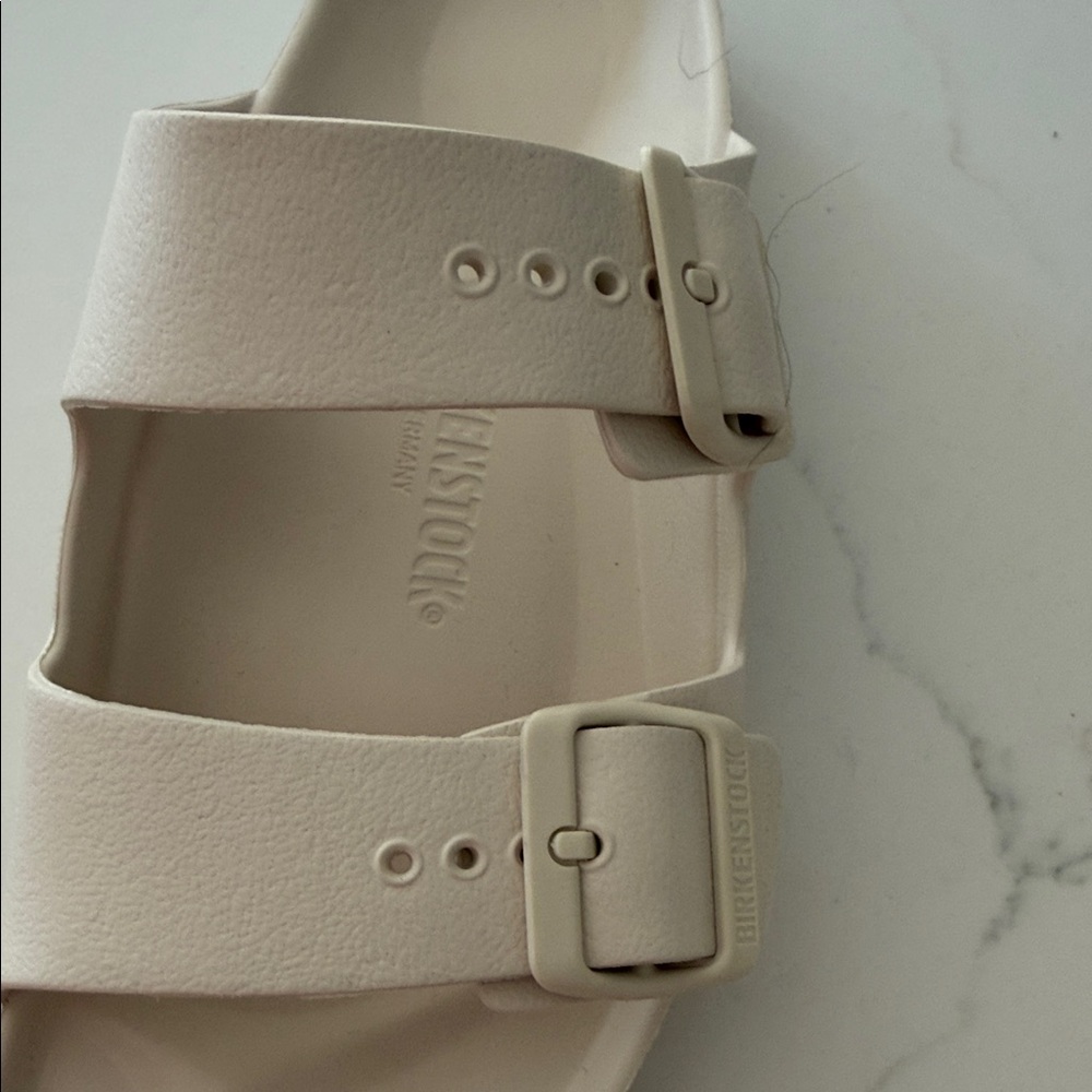 Birkenstock Cream Double-Strap Sandals - Picture 4 of 4